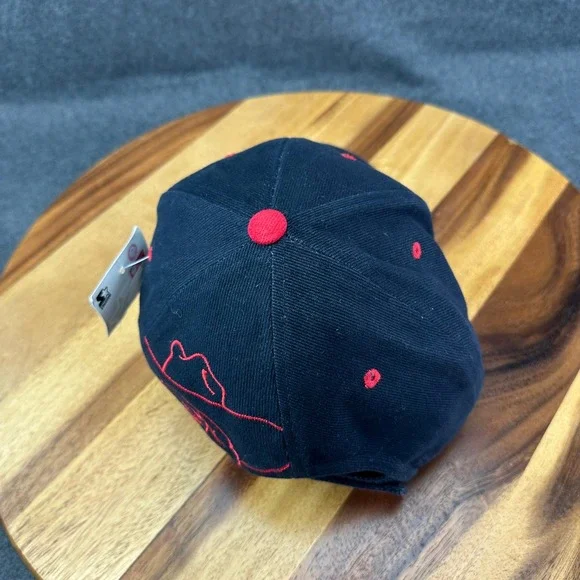 Ole Miss Colonel Reb VTG Starter Hat Navy Blue Red Embroidered Graphic NWT 2003 - Picture 8 of 13